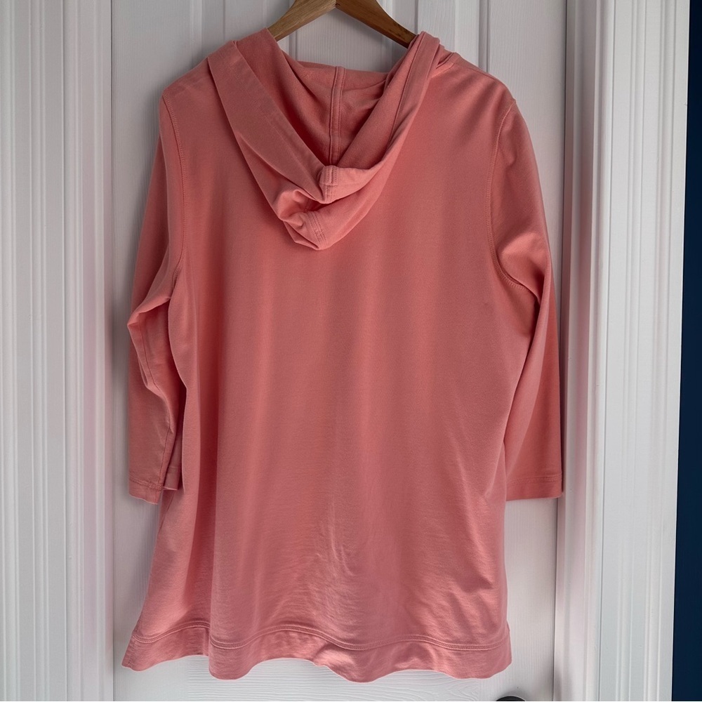 J Jill French Terry Hooded Tunic XL - Picture 4 of 8